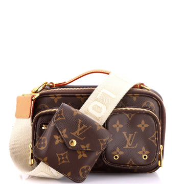 Louis Vuitton Utility Crossbody Bag Monogram Canvas