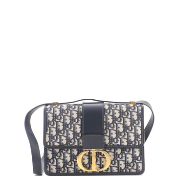 Christian Dior 30 Montaigne Flap Bag Oblique Canvas
