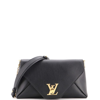 Louis Vuitton Love Note Chain Clutch Leather