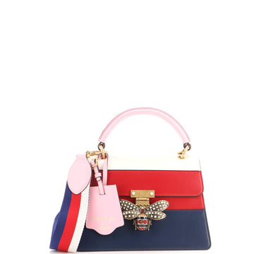 Gucci Queen Margaret Top Handle Bag Colorblock Leather Small