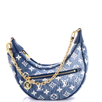 Louis Vuitton Loop Handbag Monogram Jacquard Denim