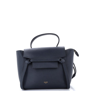 Celine Belt Bag Textured Leather Nano
