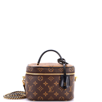 Louis Vuitton Vanity Handbag Reverse Monogram Canvas PM