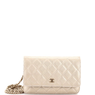 Chanel Wallet on Chain Quilted Caviar