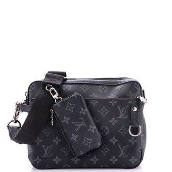 Louis Vuitton Trio Messenger Bag Reverse Monogram Eclipse Canvas