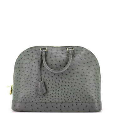 Louis Vuitton Alma Handbag Ostrich GM