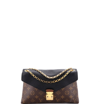 Louis Vuitton Pallas Chain Shoulder Bag Monogram Canvas and Calfskin