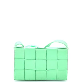 Bottega Veneta Cassette Crossbody Bag Maxi Intrecciato Leather