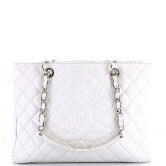 Chanel Grand Shopping Tote Quilted Caviar