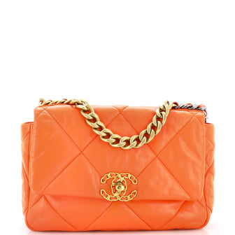 Chanel 19 Flap Bag Quilted Leather Medium