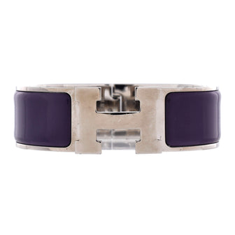 Hermes Clic H Bracelet Enamel Wide