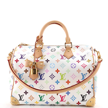 Louis Vuitton x Takashi Murakami Speedy Soft Bandouliere Bag Monogram Multicolor 30