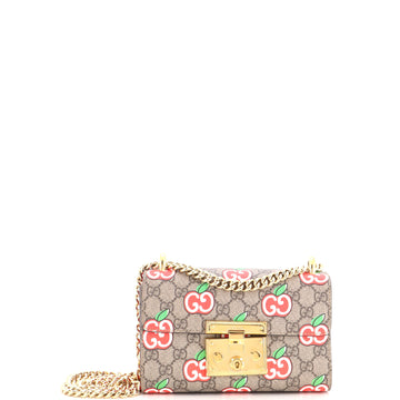 Gucci Padlock Shoulder Bag Printed GG Coated Canvas Small