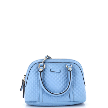 Gucci Convertible Dome Satchel Microguccissima Leather Mini