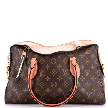 Louis Vuitton Tuileries Handbag Monogram Canvas with Leather