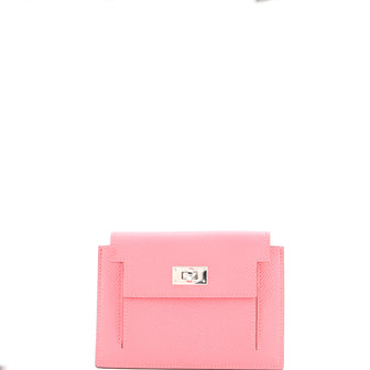 Hermes Kelly Pocket Compact Wallet Epsom