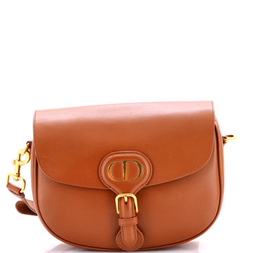 Christian Dior Bobby Flap Bag Leather Medium