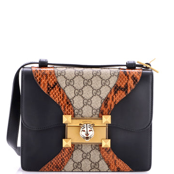 Gucci Osiride Top Handle Bag GG Coated Canvas and Leather Small