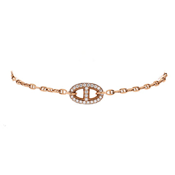 Hermes New Farandole Bracelet 18K Rose Gold with Diamonds
