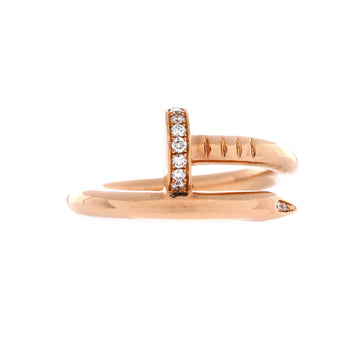 Cartier Juste un Clou Ring 18K Rose Gold and Diamonds