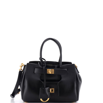 Balenciaga Bel Air Carry All Bag Leather Mini