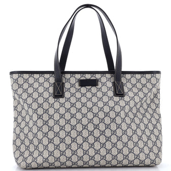 Gucci Plus Tote GG Coated Canvas with Leather Medium