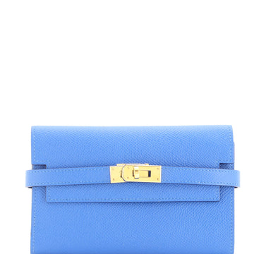 Hermes Kelly Trifold Wallet Epsom Medium