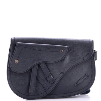 Christian Dior Saddle Messenger Pouch Leather