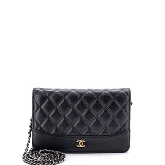 Chanel Gabrielle Wallet on Chain Quilted Aged Calfskin
