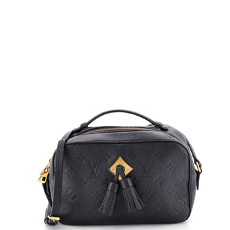 Louis Vuitton Saintonge Handbag Monogram Empreinte Leather