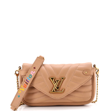 Louis Vuitton New Wave Chain Pochette Quilted Leather