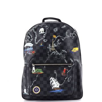 Louis Vuitton Josh Backpack Limited Edition Renaissance Map Damier Graphite