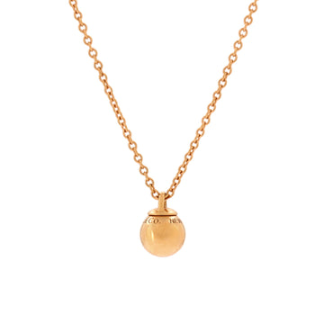 Tiffany & Co. HardWear Ball Pendant Necklace 18K Rose Gold 8mm