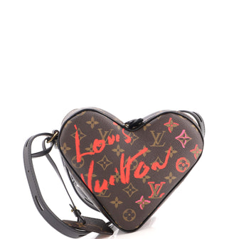 Louis Vuitton Coeur Handbag Limited Edition Fall in Love Monogram Canvas