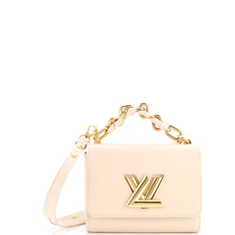 Louis Vuitton Twist Braided Chain Top Handle Bag Epi Leather PM