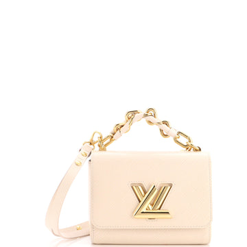 Louis Vuitton Twist Braided Chain Top Handle Bag Epi Leather PM