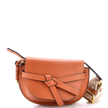 Loewe Gate Dual Shoulder Bag Leather Mini