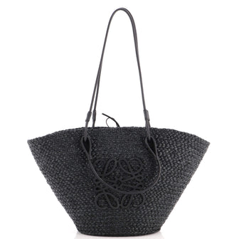 Loewe Anagram Basket Tote Woven Raffia Medium