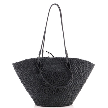 Loewe Anagram Basket Tote Woven Raffia Medium