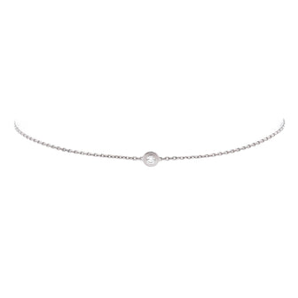 Cartier D'Amour Bracelet 18K White Gold and Diamond XS