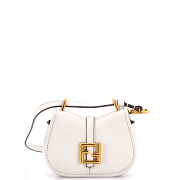 Fendi C'mon Shoulder Bag Leather Nano