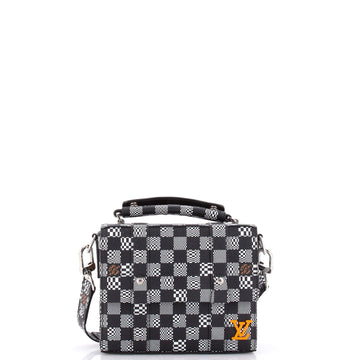 Louis Vuitton Flap Soft Trunk Messenger Bag Limited Edition Distorted Damier