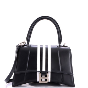 Balenciaga x adidas Hourglass Top Handle Bag Leather Small