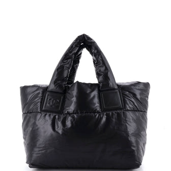 Chanel Coco Cocoon Reversible Tote Quilted Nylon Small