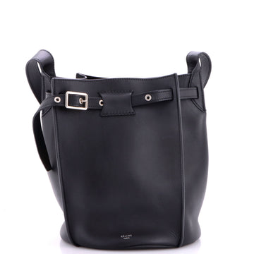 Celine Long Strap Big Bag Bucket Leather