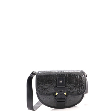 Christian Dior Gallop Flap Messenger Bag Oblique Patent Mini