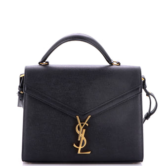 Saint Laurent Cassandra Top Handle Bag Leather Medium