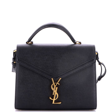 Saint Laurent Cassandra Top Handle Bag Leather Medium