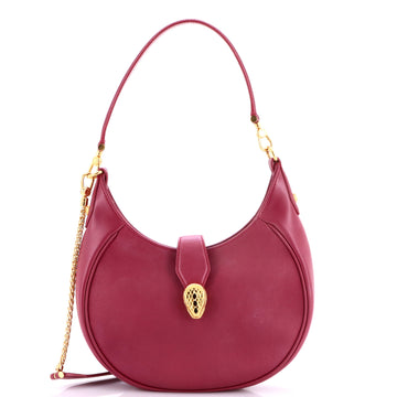 Bvlgari Serpenti Ellipse Crossbody Bag Leather Medium