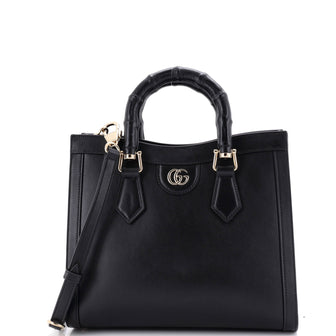Gucci Diana NM Bamboo Handle Tote Leather Small